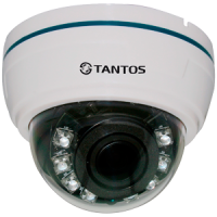 Купольная AHD Камера видеонаблюдения Tantos TSc-Di960CHV (2.8-12)