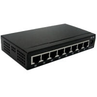 РоЕ коммутатор для IP камер видеонаблюдения Tantos TSn-8G