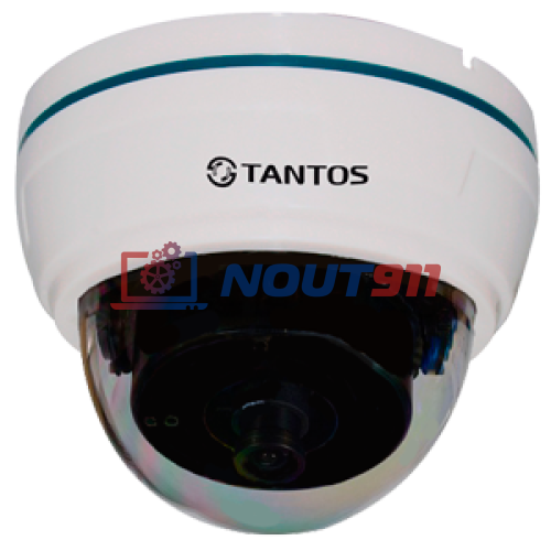 Купольная AHD Камера видеонаблюдения Tantos TSc-D960CHBN (3.6)