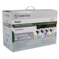 Комплект  видеонаблюдения Tantos Simpl
