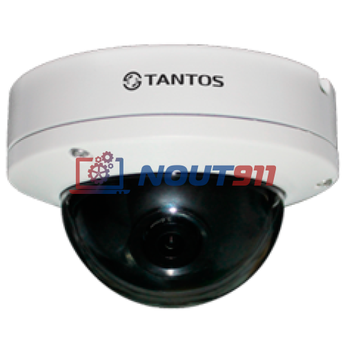 Купольная IP Камера видеонаблюдения Tantos Tsi-Dle21FP (3.6)