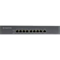 РоЕ коммутатор для IP камер видеонаблюдения Tantos TSn-8P9n