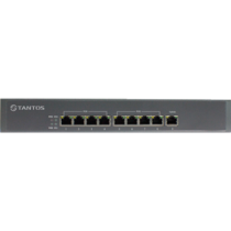 РоЕ коммутатор для IP камер видеонаблюдения Tantos TSn-8P9n