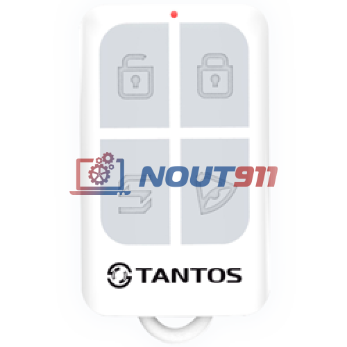 Брелок 4-кнопочный для охранной сигнализации Tantos TS-RC204