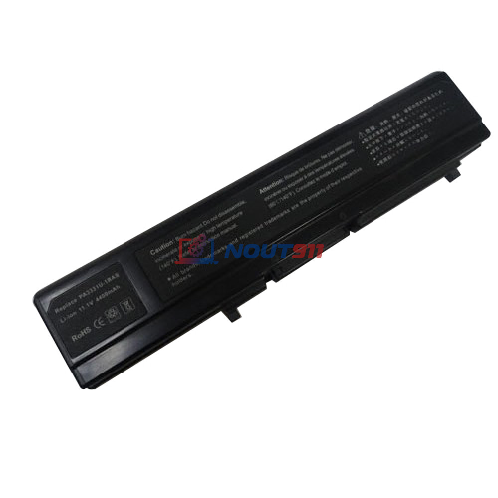 Аккумулятор (Батарея) для ноутбука Toshiba PA3331 10,8v 4800mAh, черная  КОПИЯ