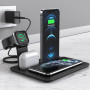 Беспроводная зарядка 4 в 1 MicroParts UD17 Pro, Fast Charge QC3.0, Magnetic - 9В, 2А, 15Вт, общая мощность 22.5Вт, совместимость с Apple, белая