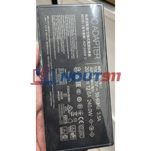 Блок питания для ноутбука Asus 20V 12A 240W square jack (special asus 5pin) (ADP-240EB C), HC/ORG