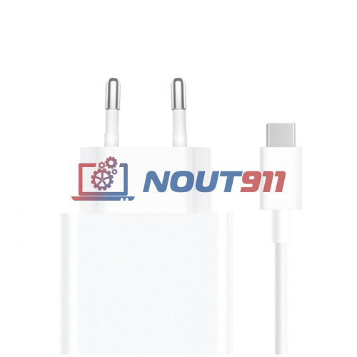 Блок питания для ноутбуков Xiaomi 33W Type-A/Type-C белый (MDY-11-EZ)