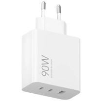 Блок питания для ноутбука Xiaomi 20V/15V/12V/9V/5V 4.5A 90W HyperCharger 3 Port 1xType-A, 2xType-C (MDY-19-EK, BHR087MEU) белый, HC/ORG