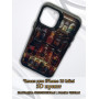 Чехол для iPhone 13 Mini с 3D принтом Холодильник с напитками, накладка силиконовая, рамка черная
