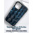 Чехол для iPhone 12 Pro Max с 3D принтом Соты с градиентом, накладка силиконовая, рамка черная