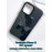 Чехол для iPhone 11 с 3D принтом Черная бабочка, накладка силиконовая, рамка черная