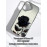 Чехол для iPhone 17 с 3D принтом Черная роза, накладка силиконовая, рамка белая Чехол для iPhone 17 с 3D принтом Черная роза, накладка силиконовая, рамка белая