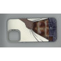 Чехол для iPhone 12 Pro Max с 3D принтом Хлебный пресс, накладка силиконовая, рамка белая