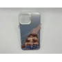 Чехол для iPhone 12 Pro Max с 3D принтом Хлебный пресс, накладка силиконовая, рамка белая