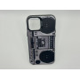 Чехол для iPhone 12 Pro Max с 3D принтом Ретро магнитофон, накладка силиконовая, рамка черная