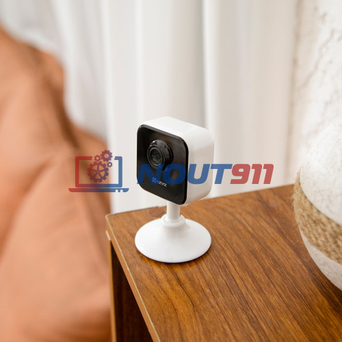 Wi-Fi Камера EZVIZ H1c 1080p (4mm), microSD, H.265, микрофон и динамик, 2МП, Full HD, ИК подсветка до 10м, Type-C, белая