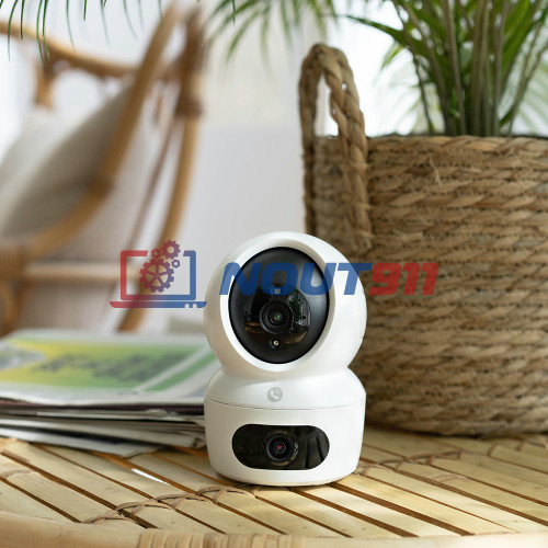 Поворотная Wi-Fi Камера EZVIZ H7c Dual 2K 4 Мп 2,8 и 6 мм Двойной объектив 2К & 2К 2,4 ГГц и 5 ГГц H.265 360° белая - Купить камеру EZVIZ H7c Dual 2K онлайн