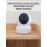 Поворотная Wi-Fi Камера EZVIZ H6c Pro 3МП 2K 1296p (4.0mm) Wi-Fi 2.4 ГГц, microSD до 512Gb, H.265, обзор 360 гр, ИК подсветка до 10м, USB-C, белая