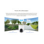 Уличная поворотная Wi-Fi Камера EZVIZ H8c Pro (4.0mm) 5МП, 3К 2880х1620, H.265, ИК подсветка до 30м, Угол панорамирования 350°, MicroSD до 512 ГБ белая