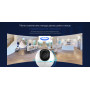 Поворотная Wi-Fi камера EZVIZ H6 5МП 3K 1620p - Обзор 360°, ИК подсветка, поддержка microSD до 512Gb