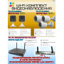 Wi-Fi Комплект видеонаблюдения EZVIZ на 5 видеокамер - 2Мп 1080P (3хCS-H3c + 2хCS-H1c + CS-X5S-8W) IP67, Двусторонняя аудиосвязь, ИК-подсветка до 30м, угол 125гр, H.265