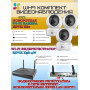 Wi-Fi Комплект видеонаблюдения EZVIZ на 3 видеокамеры - 2Мп 1080P (3хCS-H6c + CS-X5S-4W) Поворотная камера до 340 гр, Двусторонняя аудиосвязь, ИК-подсветка до 10м, угол 85гр, H.265