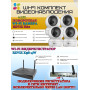 Wi-Fi Комплект видеонаблюдения EZVIZ на 4 видеокамеры - 2Мп 1080P (4хCS-H6c + CS-X5S-4W) Поворотная камера до 340 гр, Двусторонняя аудиосвязь, ИК-подсветка до 10м, угол 85гр, H.265