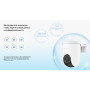 Уличная поворотно-наклонная Wi-Fi камера EZVIZ H8c Pro (4.0mm) 3МП 2К 2304×1296 PTZ 2,4 ГГц H.265 Угол 104° ИК до 30м MicroSD до 512 ГБ