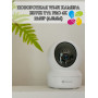 Поворотная Wi-Fi Камера EZVIZ TY1 PRO 8МП 4K 2160p (4.0mm) microSD до 512 ГБ, 2.4GHz / 5GHz, H.265, обзор 360 гр, ИК подсветка до 10м, USB-C, белая