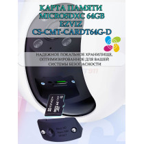 Карта памяти Ezviz MicroSDXC 64Gb CS-CMT-CARDT64G-D Class 10 UHS-I U3 W - 50Mb/s, R - 90Mb/s, RTL (для камер видеонаблюдения и видеодомофонов)
