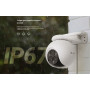 Уличная поворотная Wi-Fi Камера EZVIZ H80f Multi 2K⁺ (2.8mm+6mm+12mm) microSD H.265 360° 4МП ИК подсветка до 30м IP67 двухсторонняя аудиосвязь 