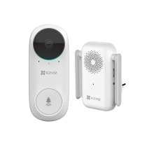 Wi-Fi Видео-звонок Ezviz DB2C звонок с передачей видео на телефон Full HD 1080P, на аккумуляторе 5500 мАч (CS-DB2C-A0-1E 3WPBR/CS-CM T-CHIME)																	