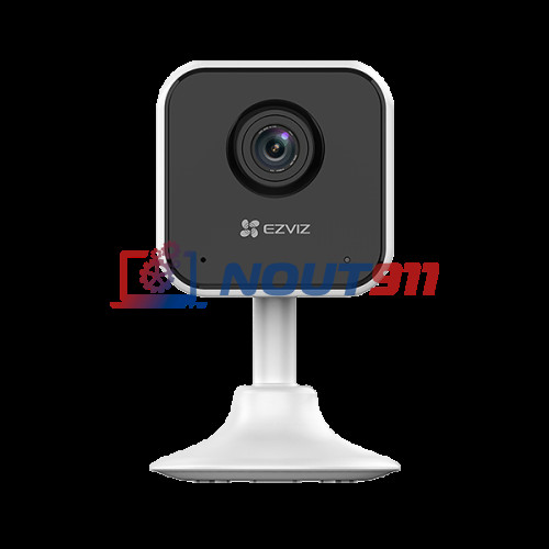 Wi-Fi Камера EZVIZ H1c 1080p (4mm), microSD, H.265, микрофон и динамик, 2МП, Full HD, ИК подсветка до 10м, Type-C, белая