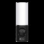 Уличная Wi-Fi Камера EZVIZ LC3 (CS-LC3) настенная камера с мощным прожектором 1440p (2.0mm), EMMC-накопитель 32 ГБ, H.265, 4 МП, бело-черная