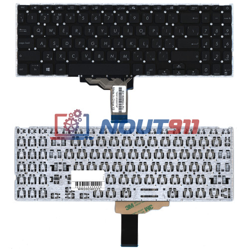 Клавиатура для ноутбука Asus X515 / M515 черная