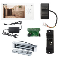 Комплект видеодомофона Optimus Light 7˝ TFT - 1Мп  (электромагнитный замок, считыватель)