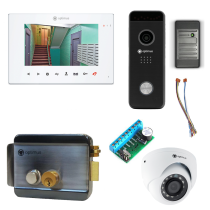 Комплект видеодомофона Optimus Premium 7˝ TFT - 2.1Мп (электромеханический замок, считыватель, камера)