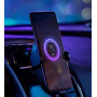 Держатель с беспроводной зарядкой Xiaomi W03ZM Wireless Car Charger 30W, 2D-стекло, ночная подсветка, черный