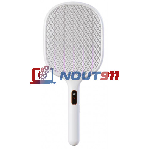 Электрическая мухобойка Xiaomi Qualitell ZSS210903 pro Smart Digital Electric Fly Swatte S1 Pro, 400 нм, до 4х часов от АКБ 2000 мАч, 5V белый