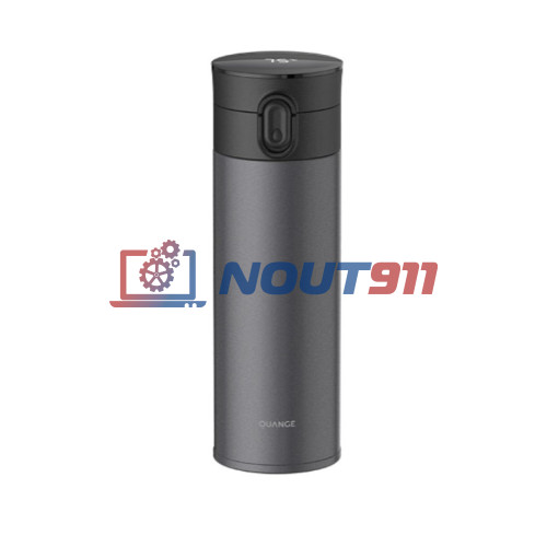 Термос Xiaomi Quange Thermos Cup 400ml (BW201) - современный термос с внутренним баком из SUS316, внешним из SUS304, LED подсветкой и стильным черным дизайном.