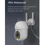 Уличная Wi-Fi Камера видеонаблюдения Xiaovv Outdoor PTZ Camera P12 2K XVV-3630S-P12 (2304х1296p) H265, Global, белая