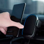 Держатель с беспроводной зарядкой Wireless Car Charger PRO 50W (WCJ05ZM) (By Xiaomi) 3 типа крепления, быстрая зарядка, подсветка, черный