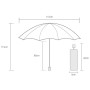 Зонт Xiaomi 90 Points All Purpose Umbrella (90COTNT2009U-GY00-OS) купол 115см, Полиэстер 210T, защита UPF50+, серый
