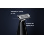 Триммер Mijia UniBlade Trimmer X300 (BHR7051GL) для бороды и усов IPX7 Беспроводная зарядка, вакуумное всасывание волос, стрижка влажных волос, фигурная стрижка