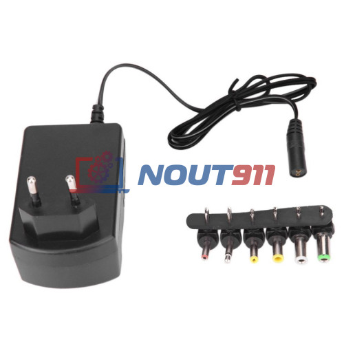 Универсальный регулируемый блок питания MicroParts SY6 3V-12V 1A 12W с насадками