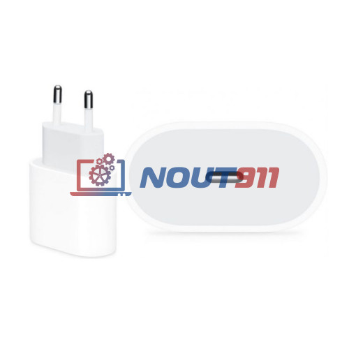 Блок питания 12V 1.66A 20W USB-C (MHJE3ZM/A) для планшетов от Apple iPad Pro и iPad Air, без кабеля, белый