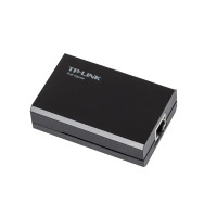 PoE Инжектор TP-LINK Omada POE150S на 1 PoE порт 48В, 0.32А, 15.4Вт 10/100/1000 Мбит/с, 1xUplink порт 1000 Мбит/с RJ45, черный 