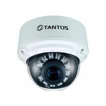 Купольная IP Камера видеонаблюдения Tantos TSi-DV211V (3.3-12)