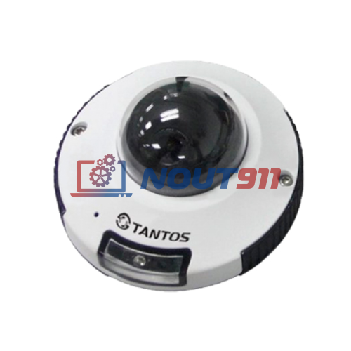 Купольная IP Камера видеонаблюдения Tantos TSi-DVm212F (3.6)